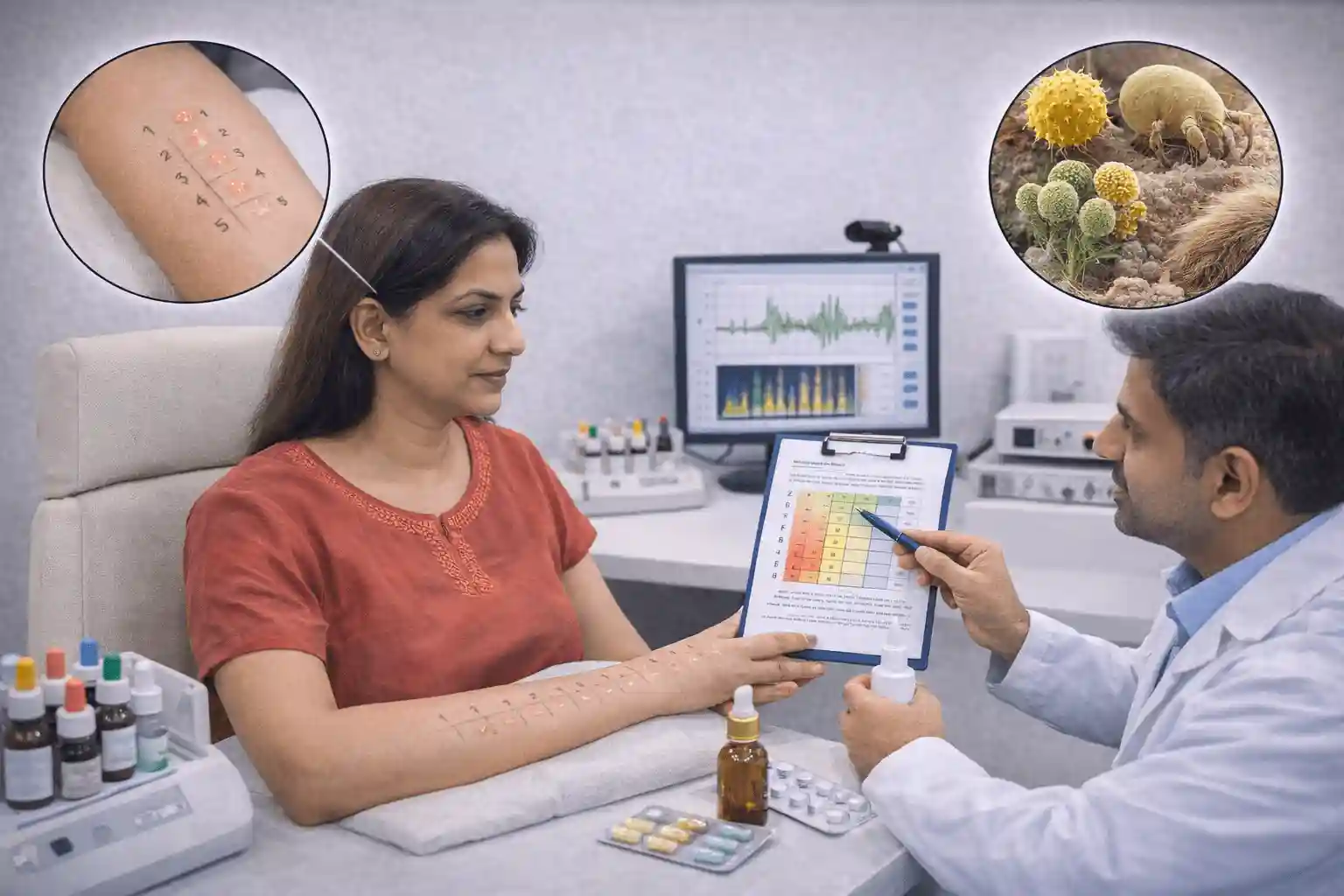 Allergy testing and treatment